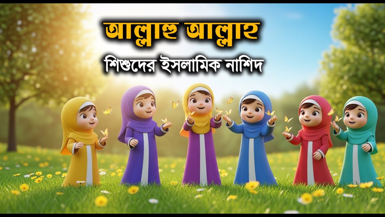 আল্লাহু আল্লাহ | শিশুদের ইসলামিক নাশিদ | Islamic Kids Nasheed | Bangla Muslim Kids Song