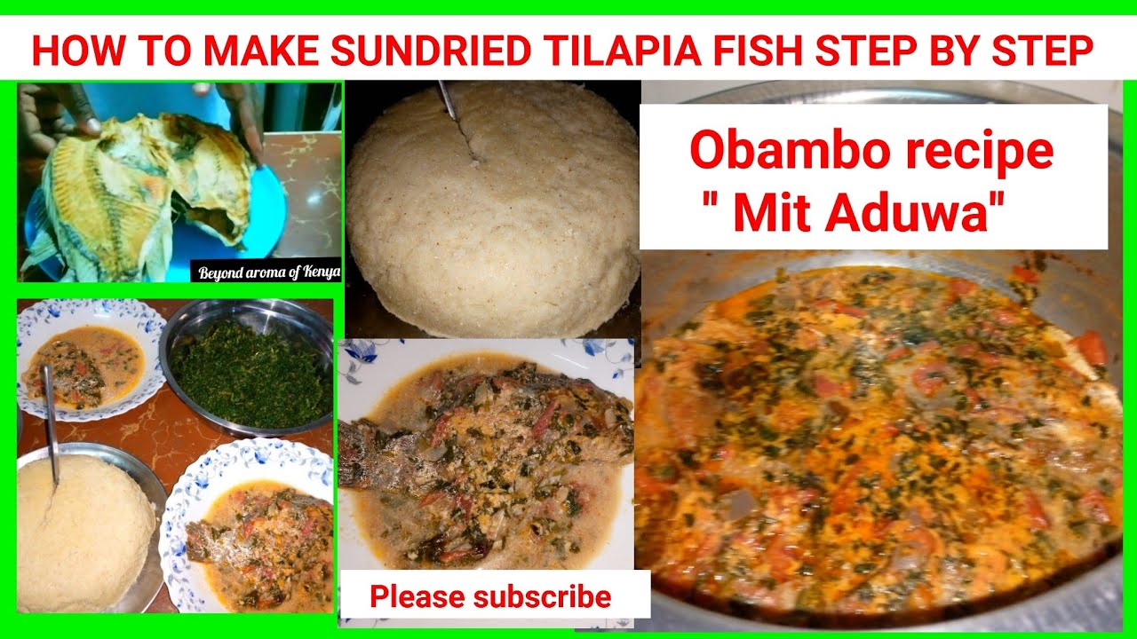 How to cook Sun-dried Tilapia Fish(obambo)Step by step for beginners/Mapishi ya samaki wa kukaushwa