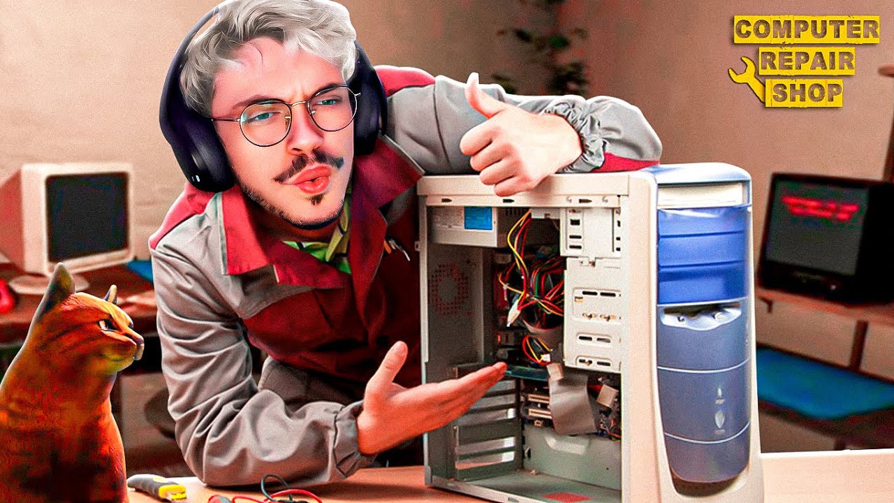 FALI e agora CONCERTO COMPUTADORES pra ganhar a VIDA - Computer Repair Shop