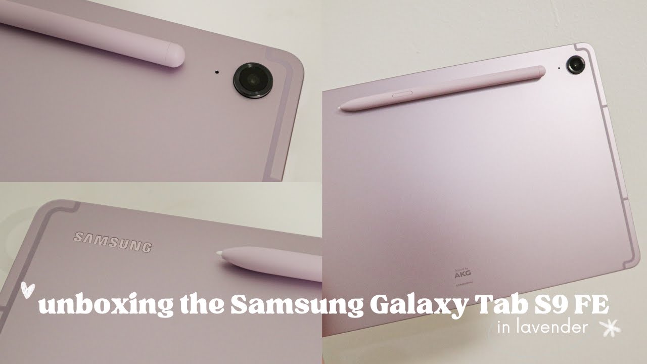 unboxing the Samsung Galaxy S9 FE
