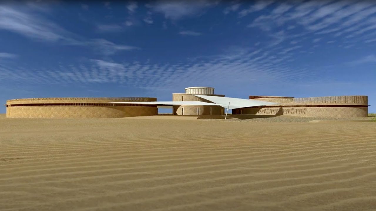 The Gyaan Centre, Jaisalmer designed by Diana Kellogg with the CITTA organisation