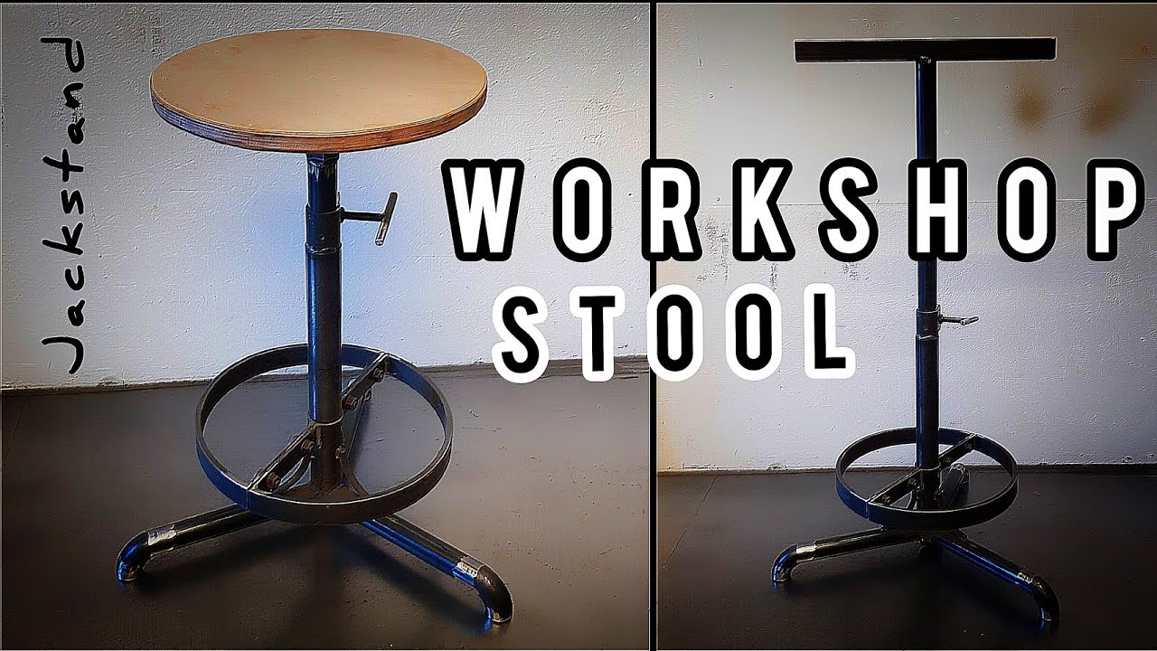 Welding Project Workshop Stool and Jack Stand (shorter reupload)