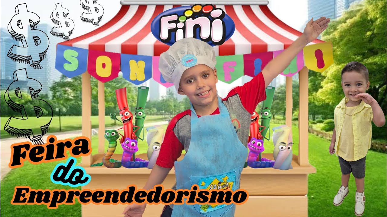 Brincando de feira na escola: VENDENDO FINI.