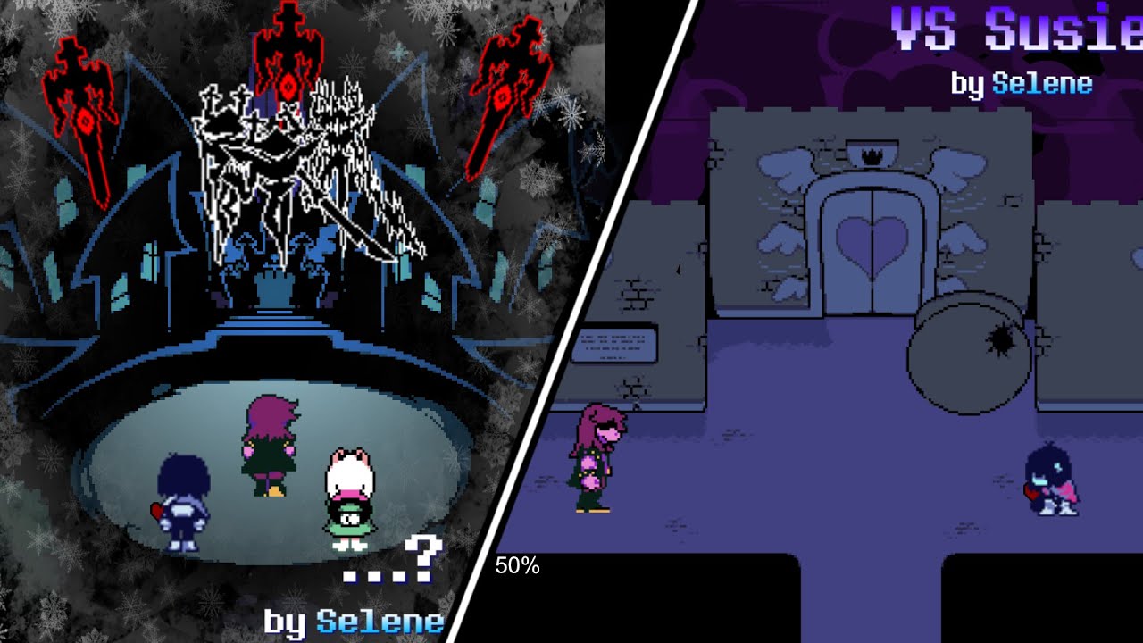 Deltarune Chapter 7 Vs knight rematch\Susie | Deltarune Fan game