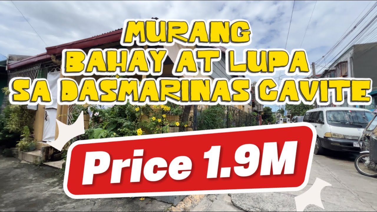 NOV-793 Murang bahay at lupa sa dasmarinas cavite AS IS WHERE IS