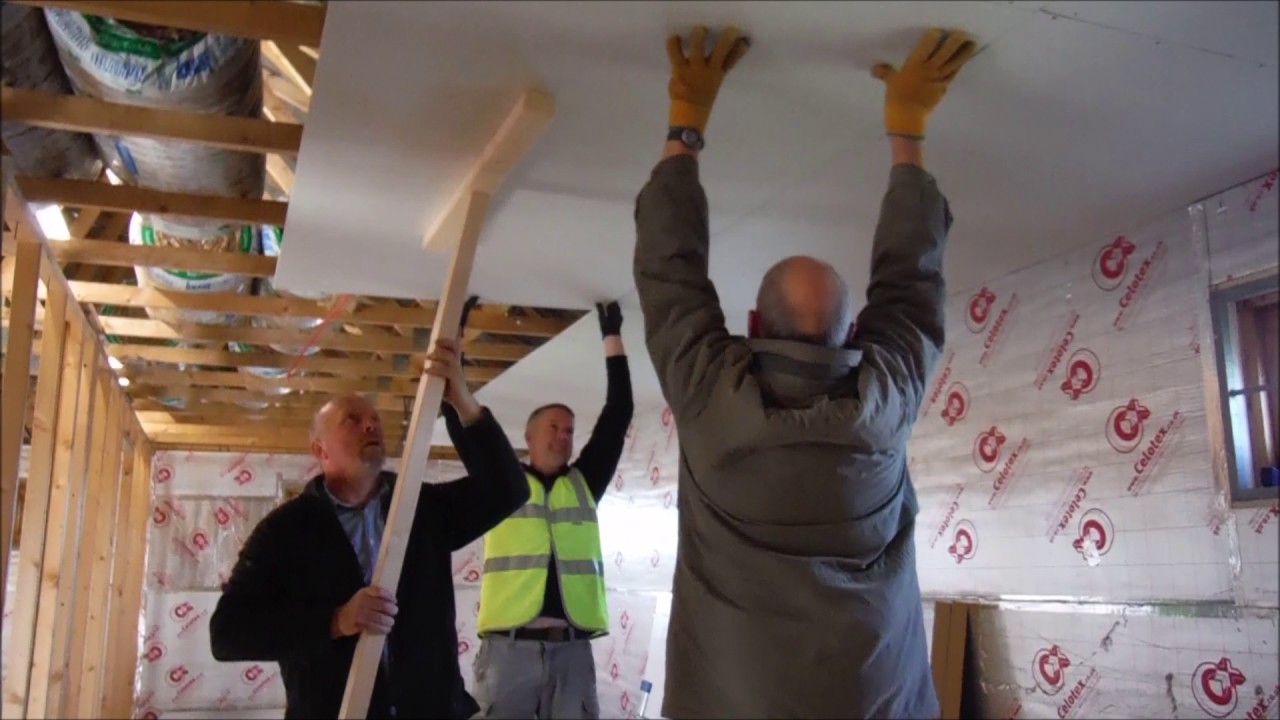 Plasterboarding