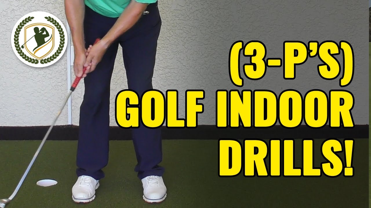 (3-P) Тренировки в помещении для гольфа - Положения, осанка, предварительные тренировки!