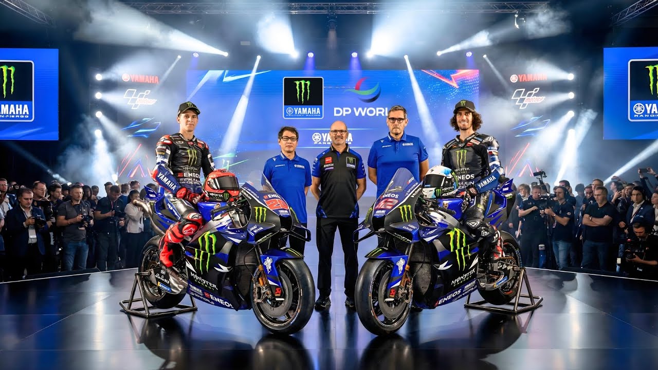 YAMAHA YZR-M1 V4 MOTOGP 2026 OFFICIAL LAUNCH!! ENGINE, LIVERY & SEASON GOALS