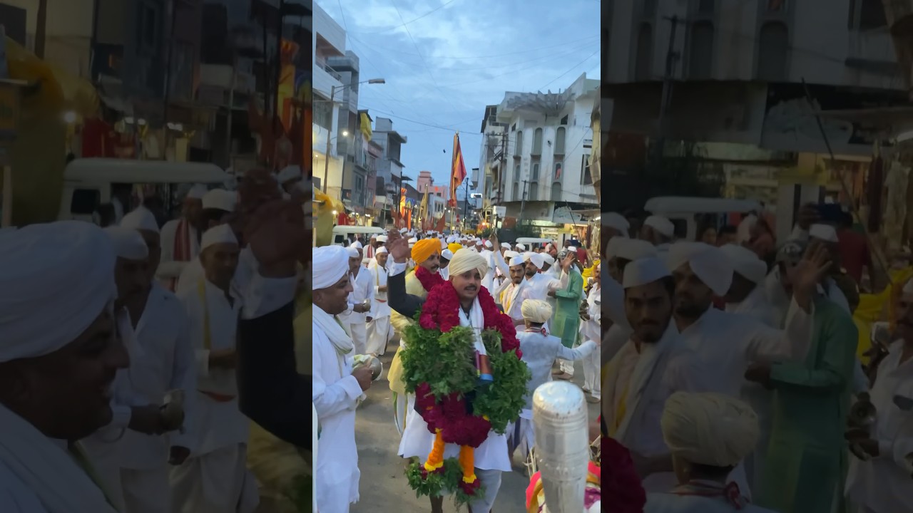 नामदेवराय समाधी सोहळा २०२४ नगरप्रदिक्षिणा दिंडी सोहळा वैभव 🚩 #explore #kirtankar #warkari #vlog