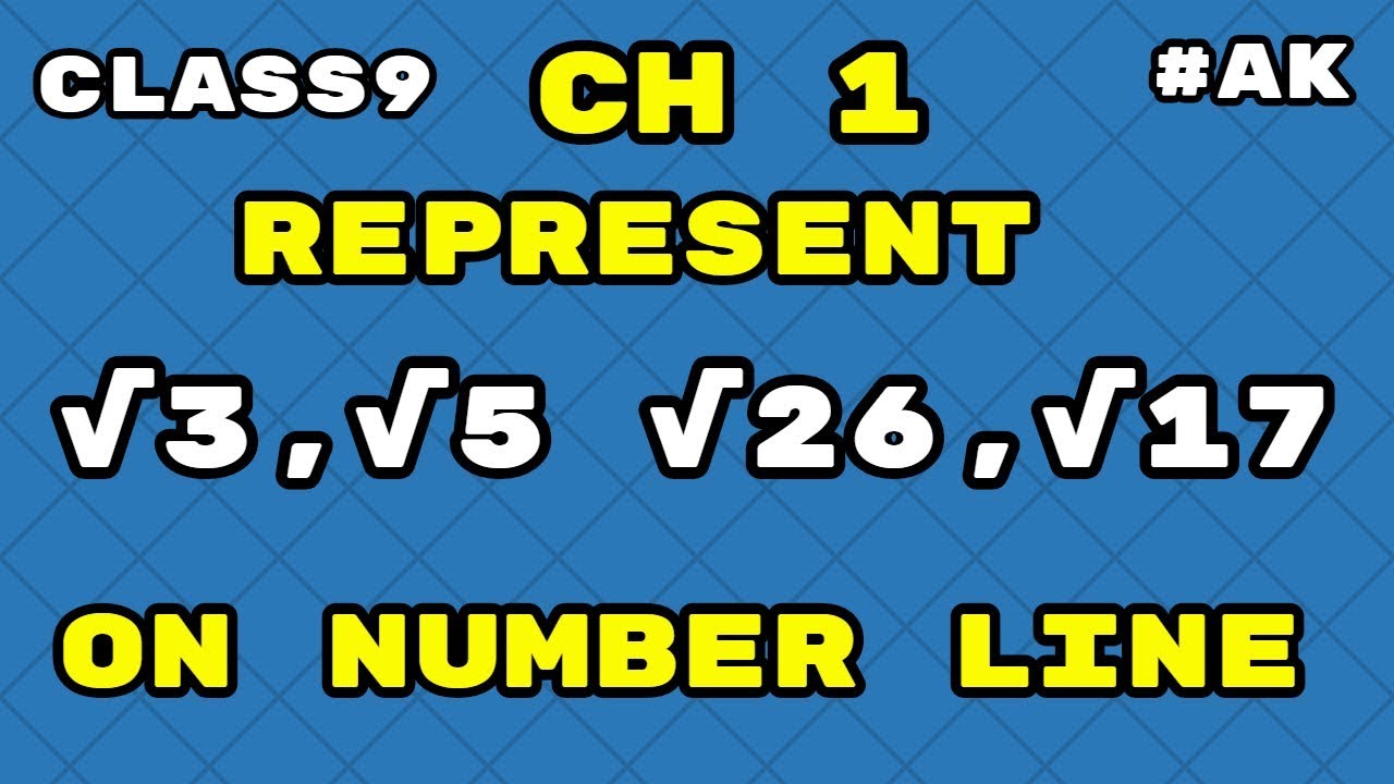 #4 how to represent root 5 on number line class 9 maths chapter 1