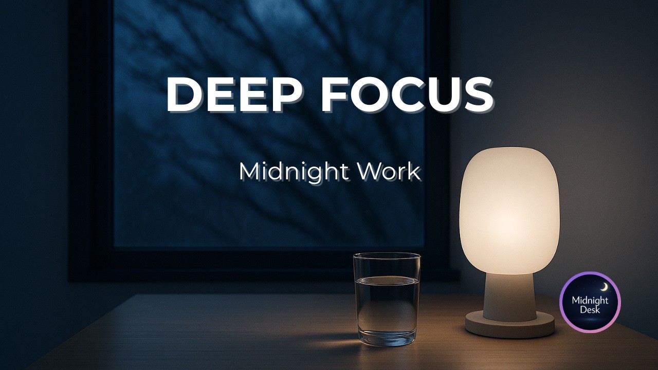 Deep Focus Music for Work | Steady Breath – Midnight Office Ambient (1 Hour)[Vol.121]