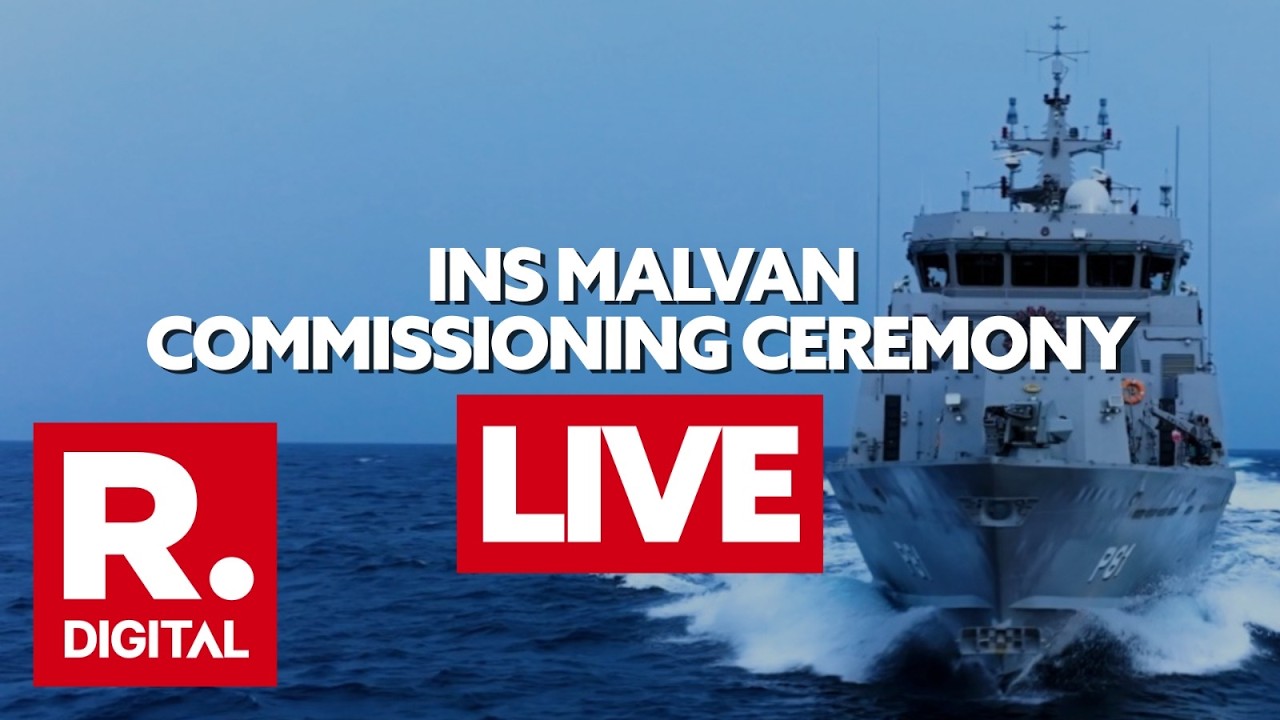 LIVE: INS Malvan Commissioning Ceremony | Indian Navy Welcomes New Warship |India's Submarine Hunter