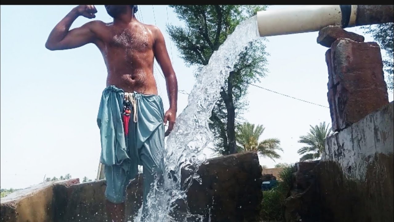 Eid day🥳 Tubewell swimming| tubewell bathing 