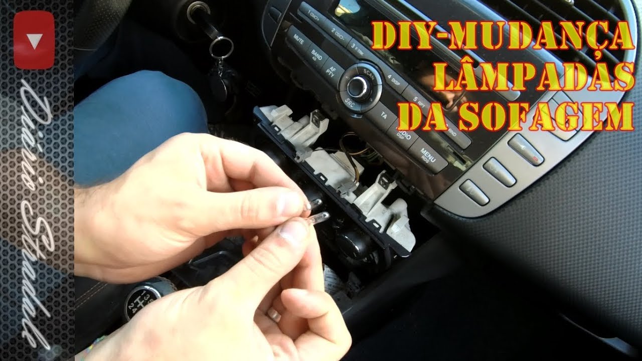 DIY-MUDANÇA LÂMPADAS DA SOFAGEM [FIAT BRAVO 198]