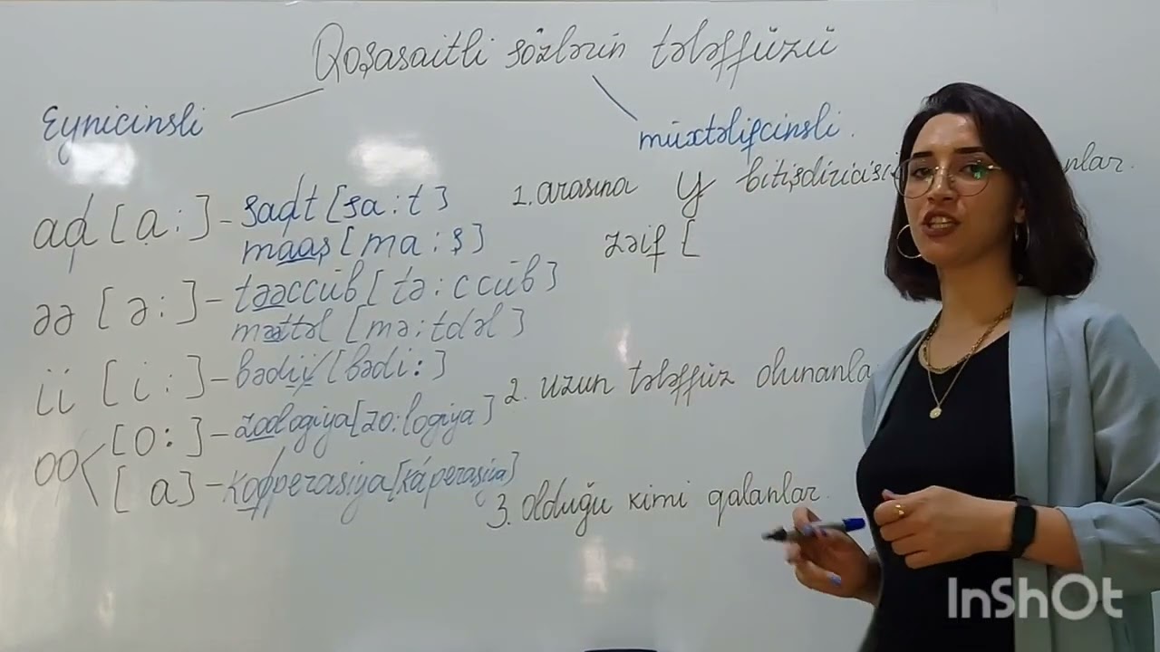 #Fonetikayenilikler. Qoşasaitli sözlerin teleffüzü (#Hedef kursları)