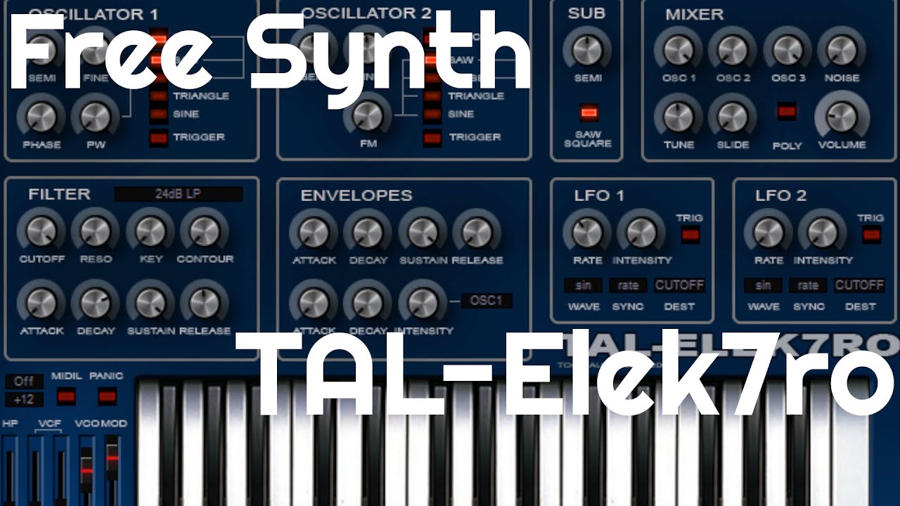 Free Synth - TAL-Elek7ro (No Talking)