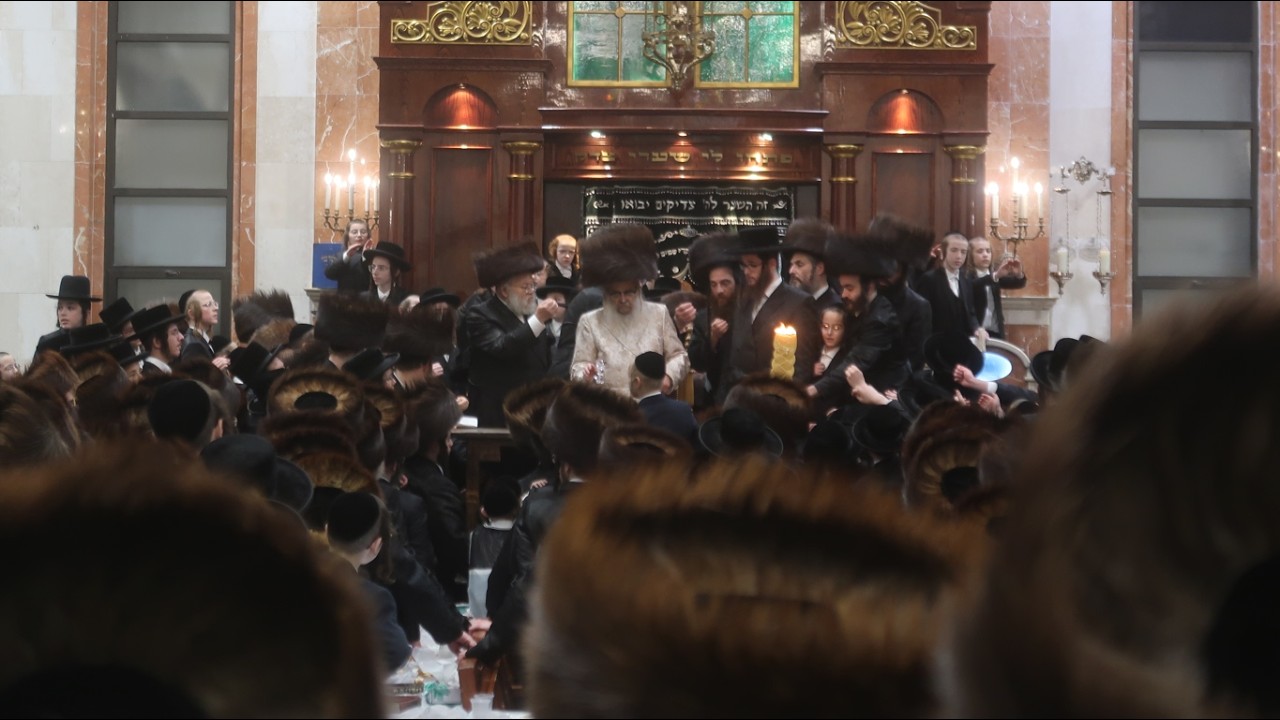האדמו''ר מ'סאטמאר מוצ''ש אין בארא פארק