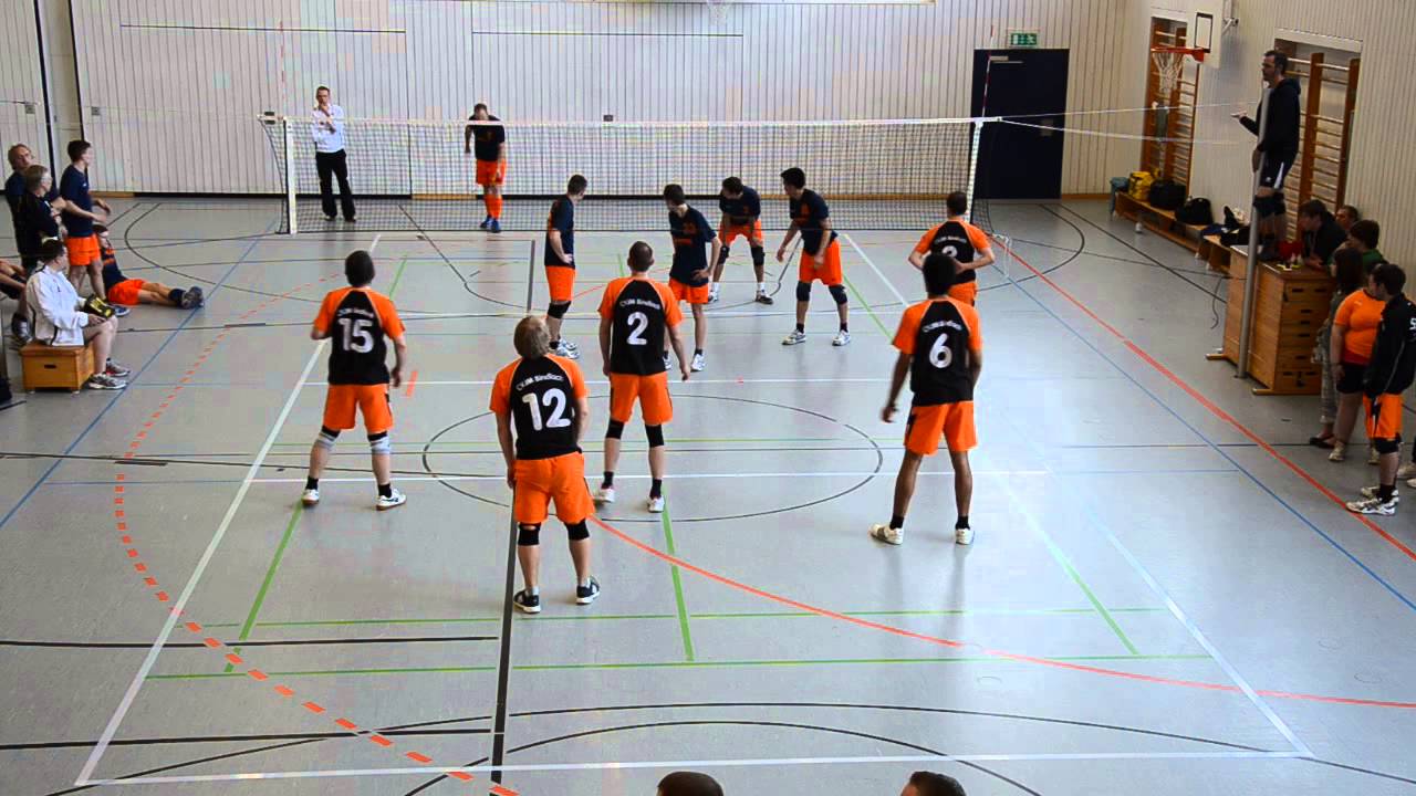 Indiaca DIL 2014: TSG Blankenloch vs. CVJM Bindlach, 1. Satz