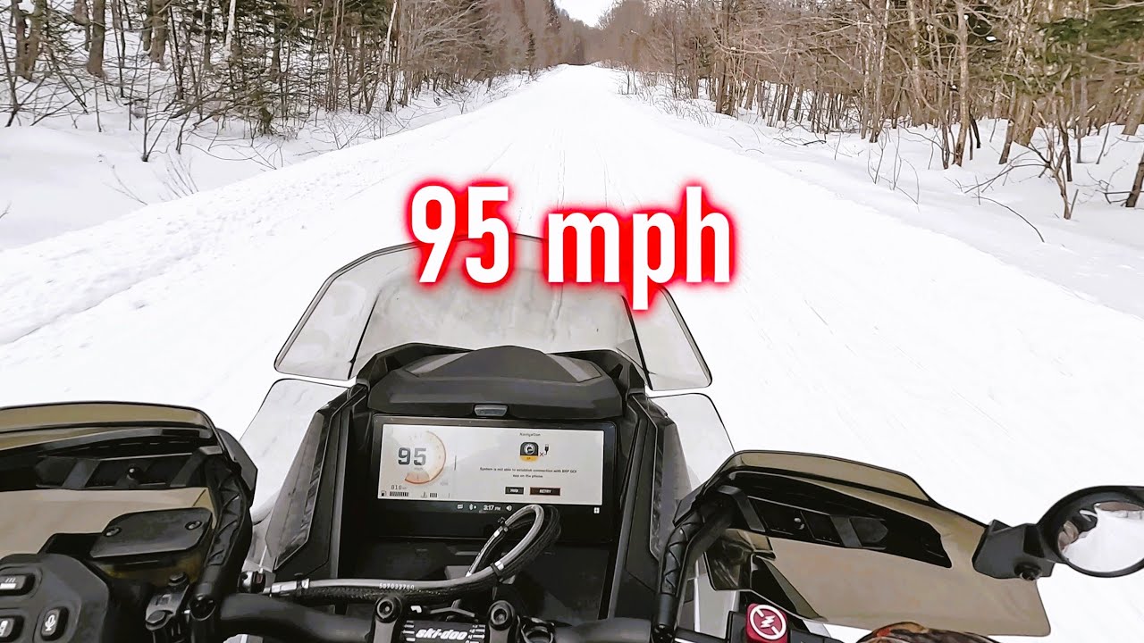 🛷165HP SNOWMOBILE TOP SPEEED |  2024 SKI-DOO MXZ X-RS 850 E-TEC