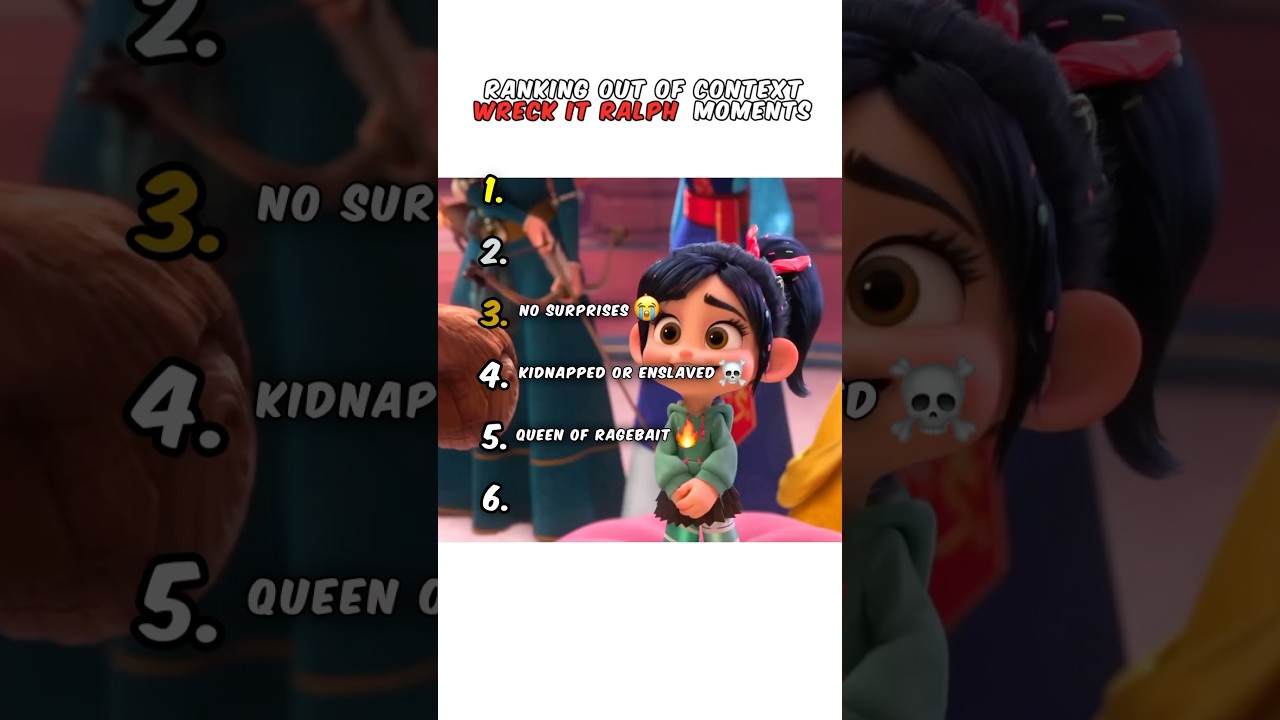 Ranking Wreck it Ralph Moments 😭