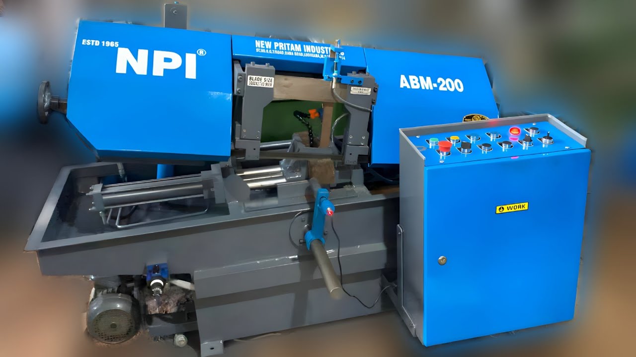 NPI Semi Automatic Bandsaw Machine 8