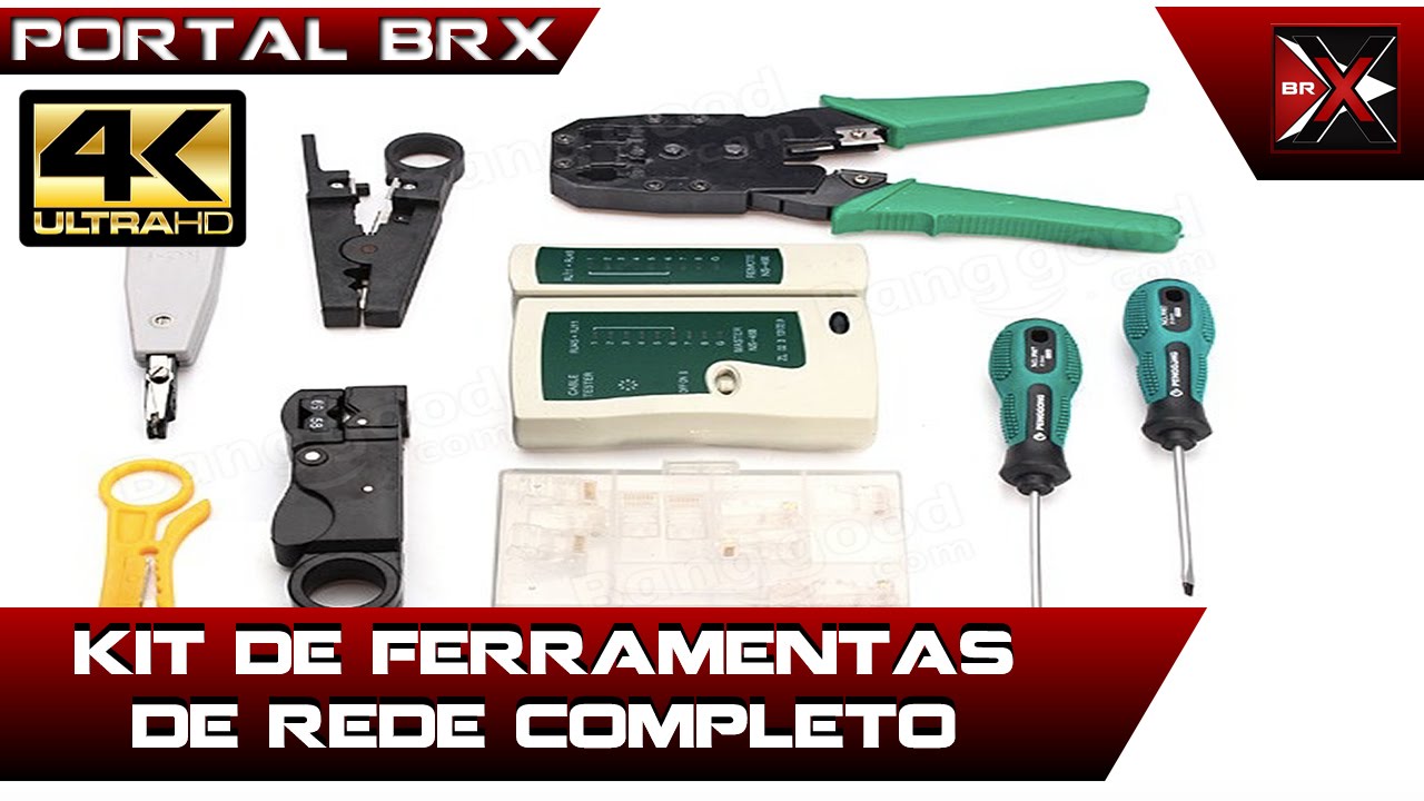 O Kit Completo para Profissionais de rede!