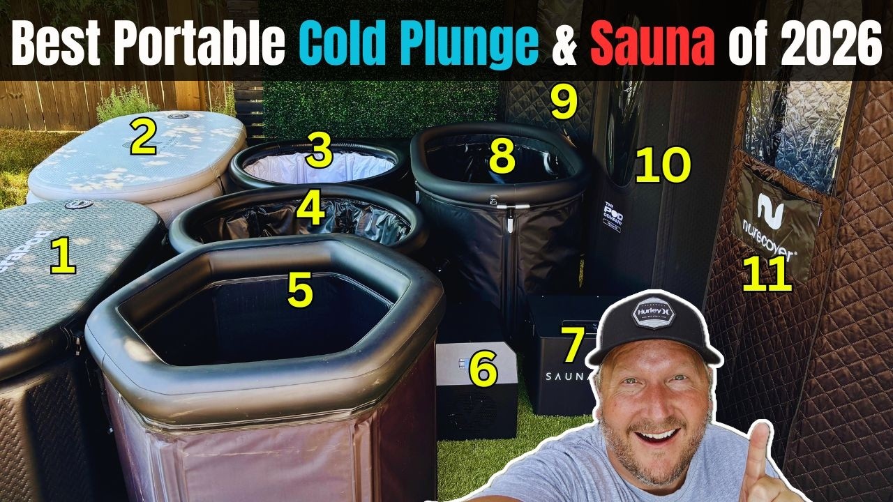 Best Portable Cold Plunges & Saunas of the 2025? I've Tried A Lot! 🧊🔥