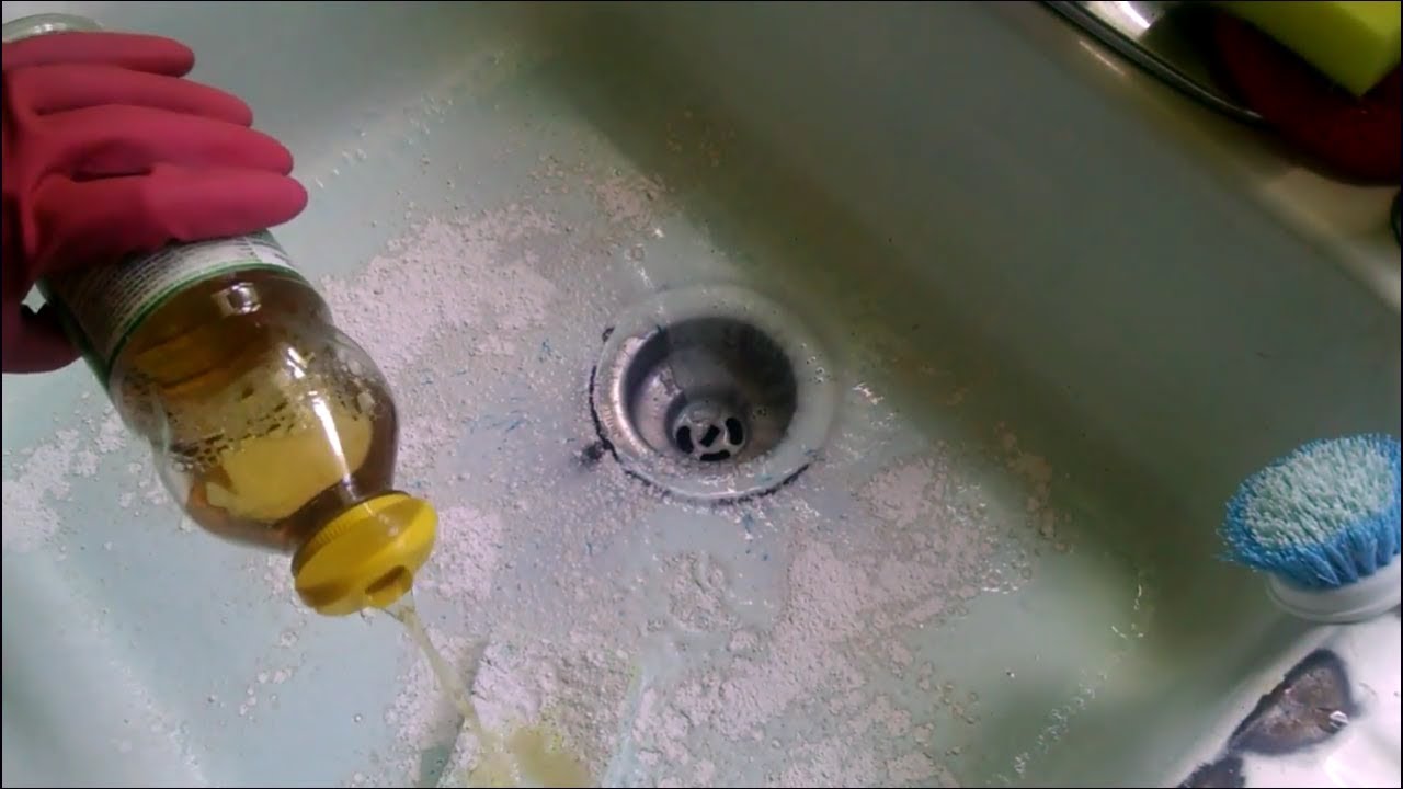 Scrubbing Kitchen Sink w/ Comet, Dawn, Ajax & Pine Sol | ASMR Scrub Brush & Sponge - Abrasive Sounds
