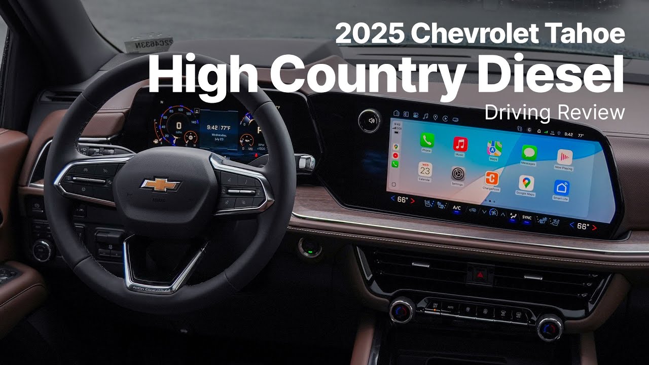 2025 Chevrolet Tahoe | High Country Diesel | Driving Review