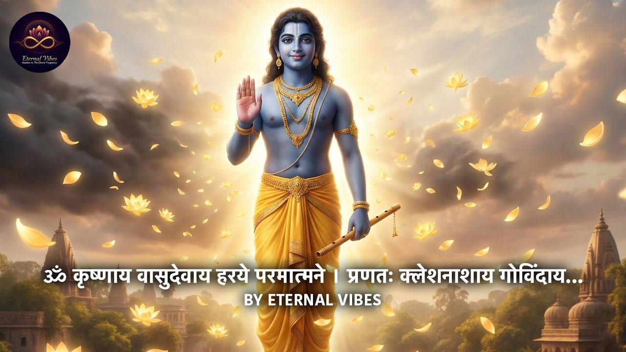 Most Powrful Krishna Mantra for Protection & Blessings | Peace & Positivity