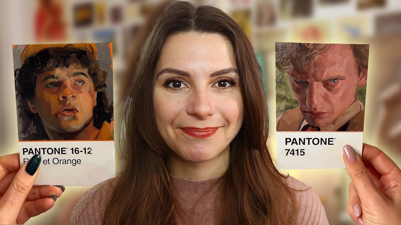 Dipingo Ogni Giorno i personaggi di Stranger Things | Sfida Pantone