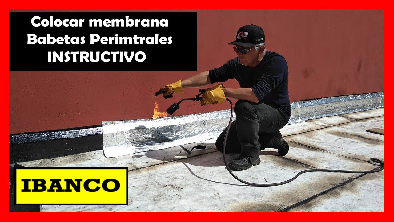 COLOCAR MEMBRANA #04 [ BABETAS-ZOCALOS PERIMETRALES ] Instructivo Paso a Paso Techos de Chapa y Losa