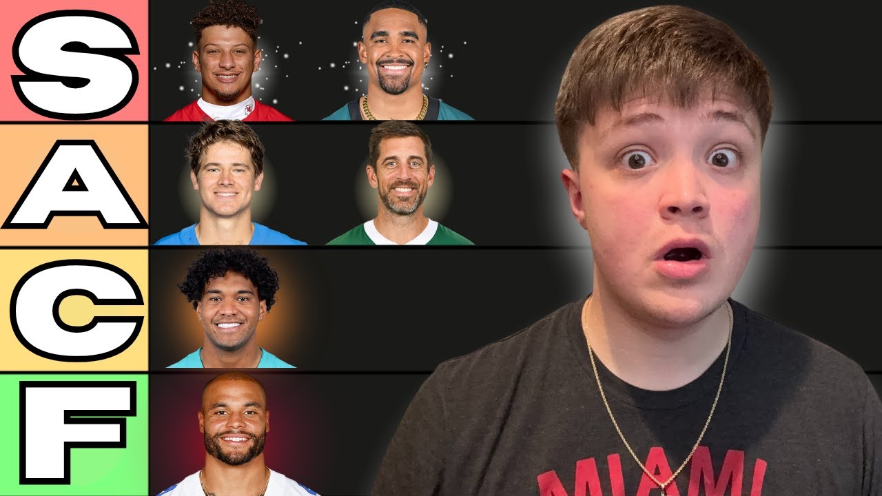 The BEST Quarterback Tier list in 2025!