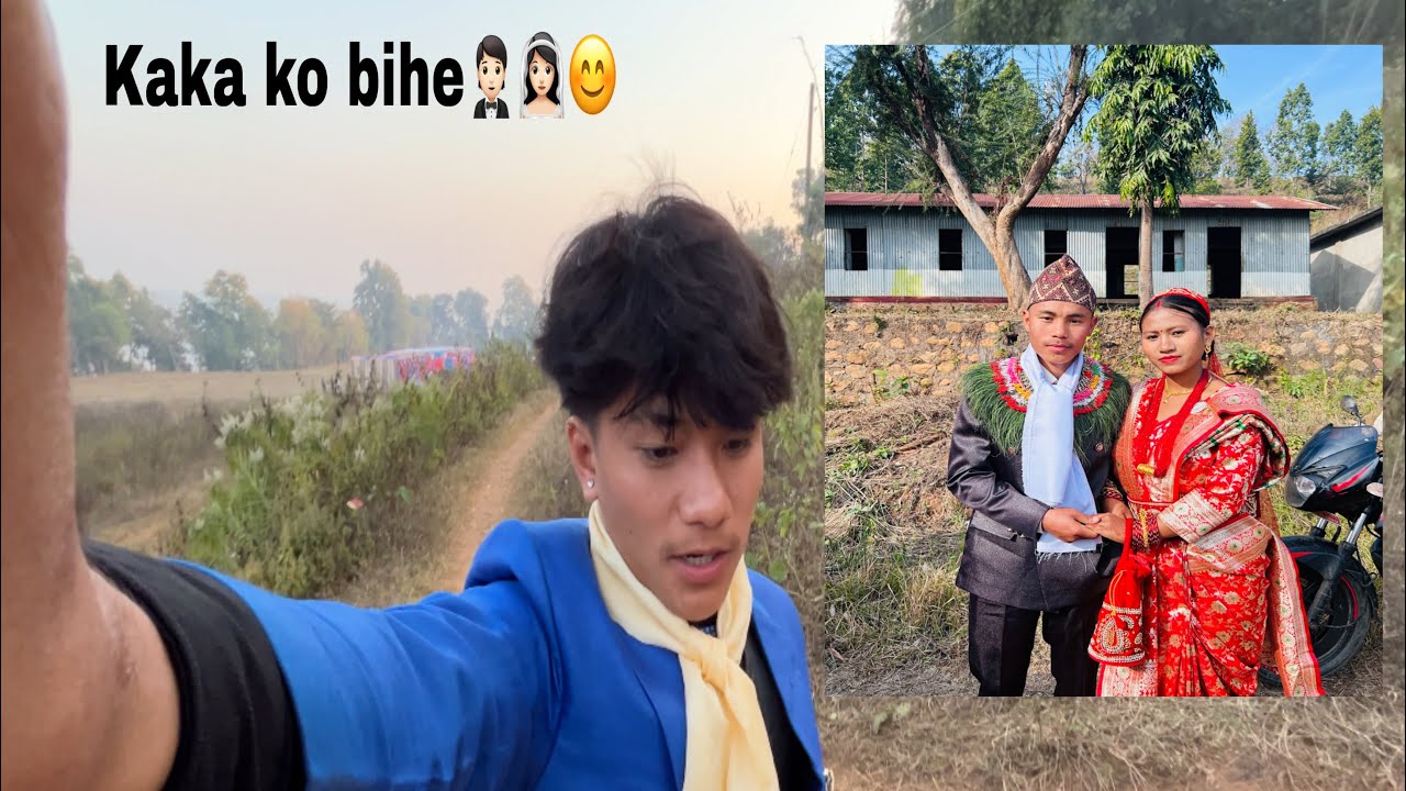 #kaka_ko_bihe_ma_janti_jadai_hai_sathi_ho👰🏻‍♀️🤵🏻🫶💐#khim-46#motovlog
