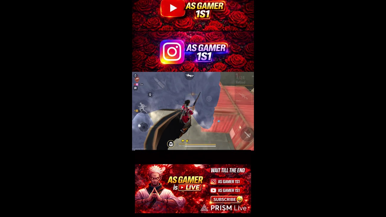 GUILD entry LIVE STREAMING NOW 🔴 AS GAMER 1S1 | Custom Room Challenge |