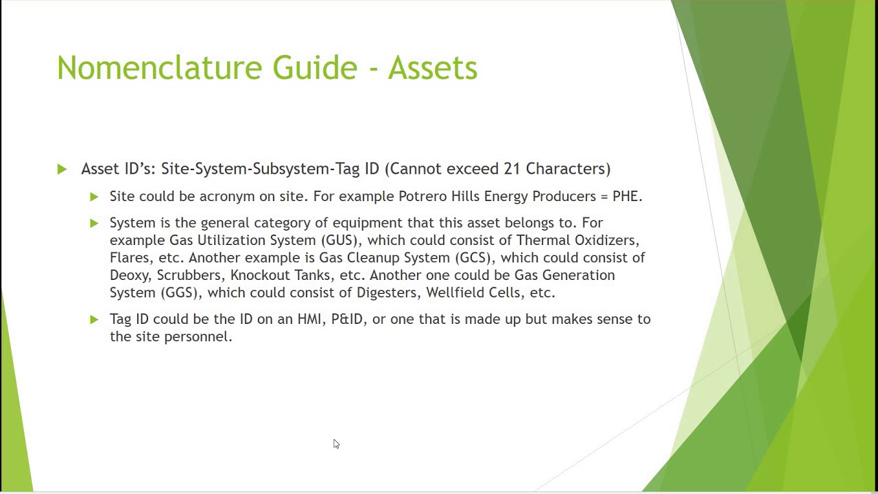DTE Biomass CMMS Training Part 2: Assets and PM Tables Detailed