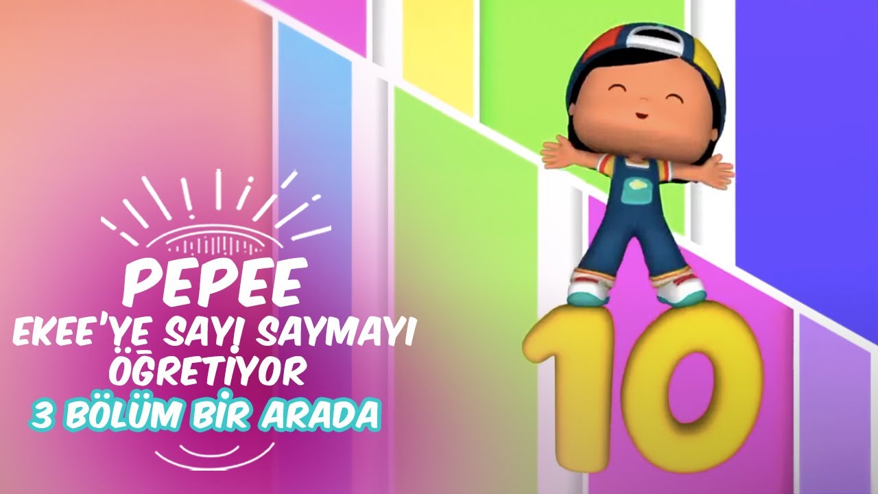 Pepee Ekee'ye Sayı Saymayı Öğretiyor - Leliko ve Pisi İle 3 Bölüm Bir Arada | Düşyeri