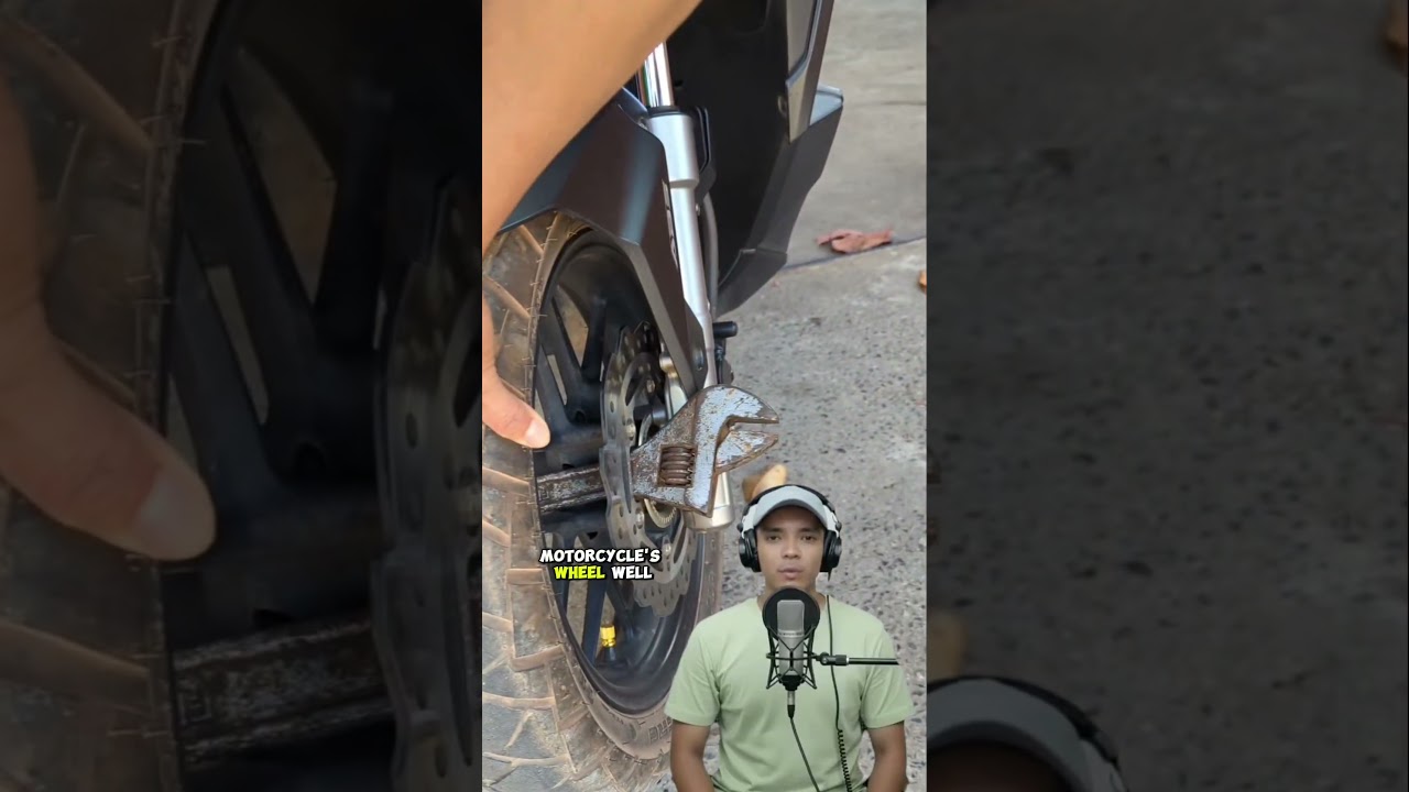 Простой противоугонный навесной замок для мотоцикла