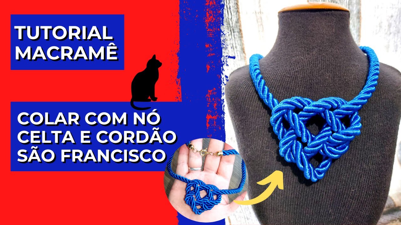 TUTORIAL COLAR CORAÇÃO CELTA❤️ FEITO COM CORDÃO SÃO FRANCISCO ❤️ #NÓCELTA ❤️ #DIADOSNAMORADOS #DIY