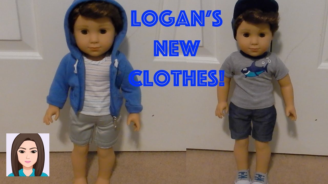 American Boy Doll Logan Everett Tries On New My Life Boy Outfits!
