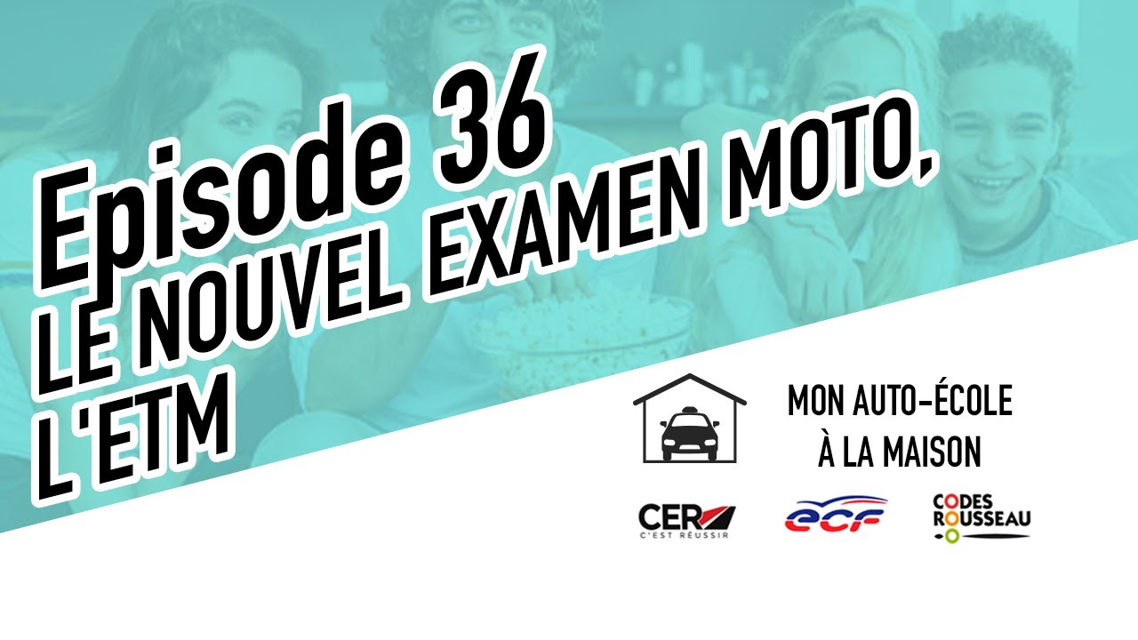 Mon auto-&eacute;cole &agrave; la maison - Jour 43 - Le Code Moto (ETM)