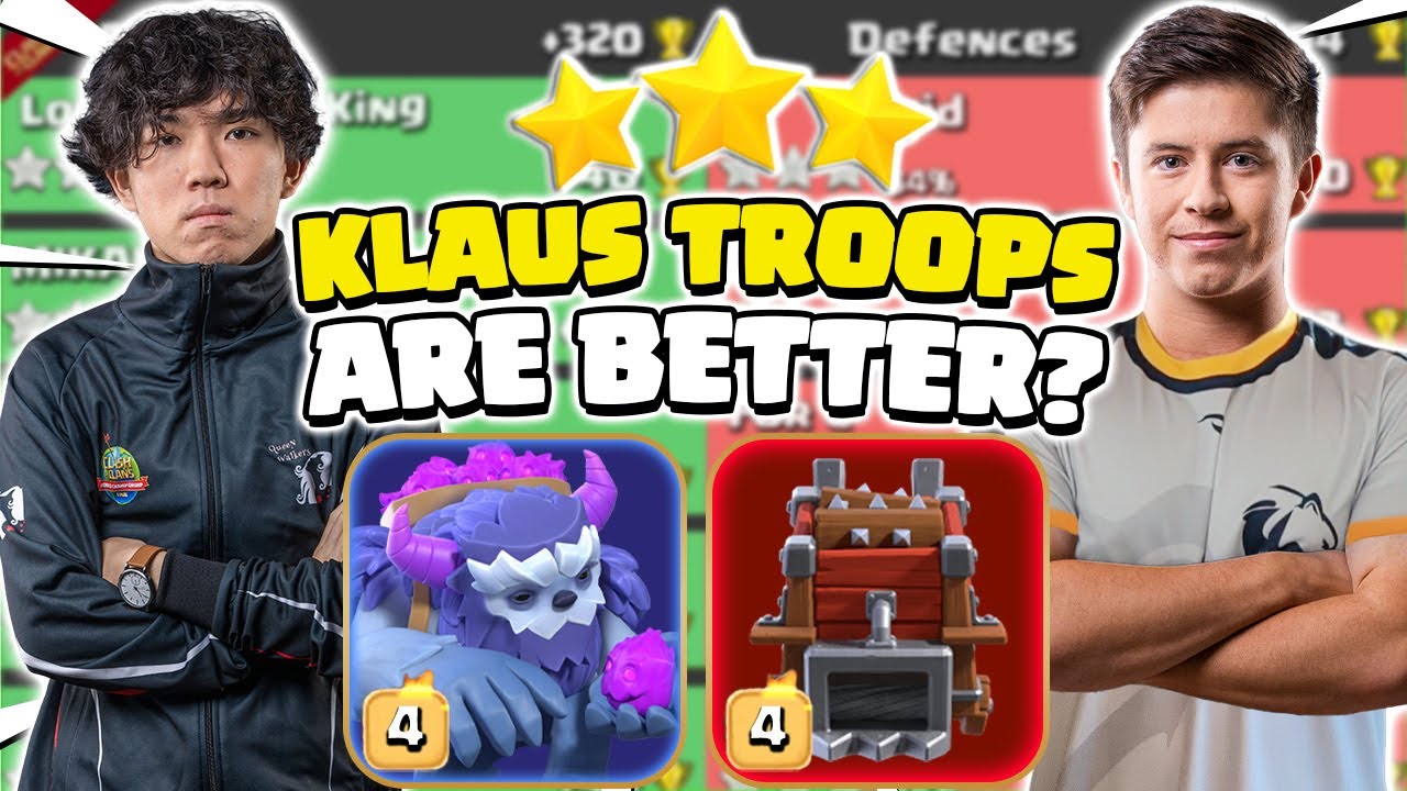 i used KLAUS Troops in Clash of Clans