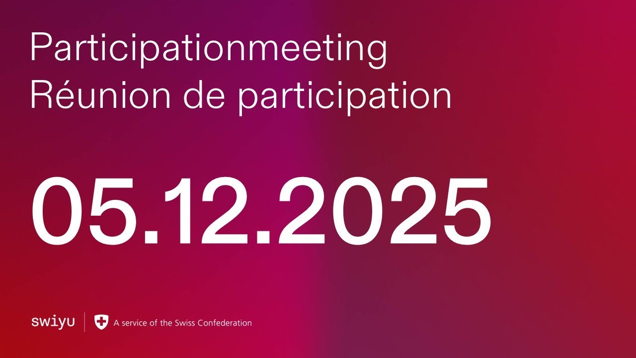 Partizipations-Meeting / Réunion de participation | 05 12 2025