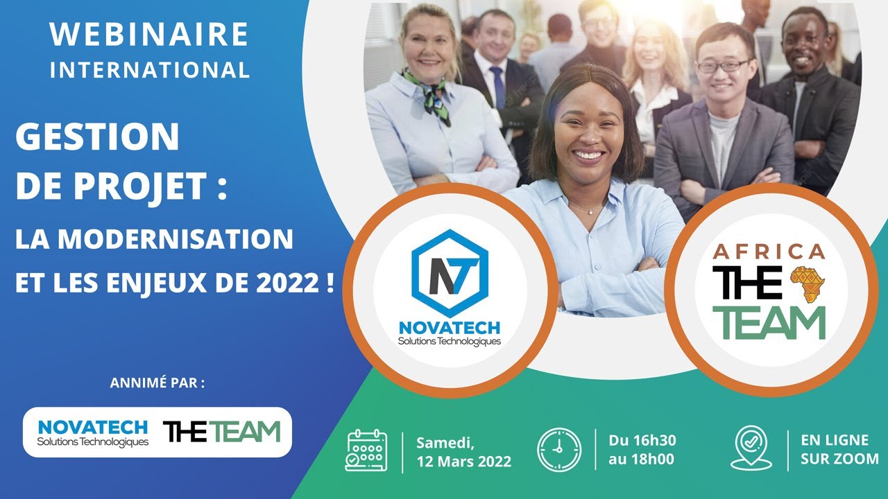 Gestion de Projet : La modernisation et les enjeux de 2022 - The TEAM & NOVATECH