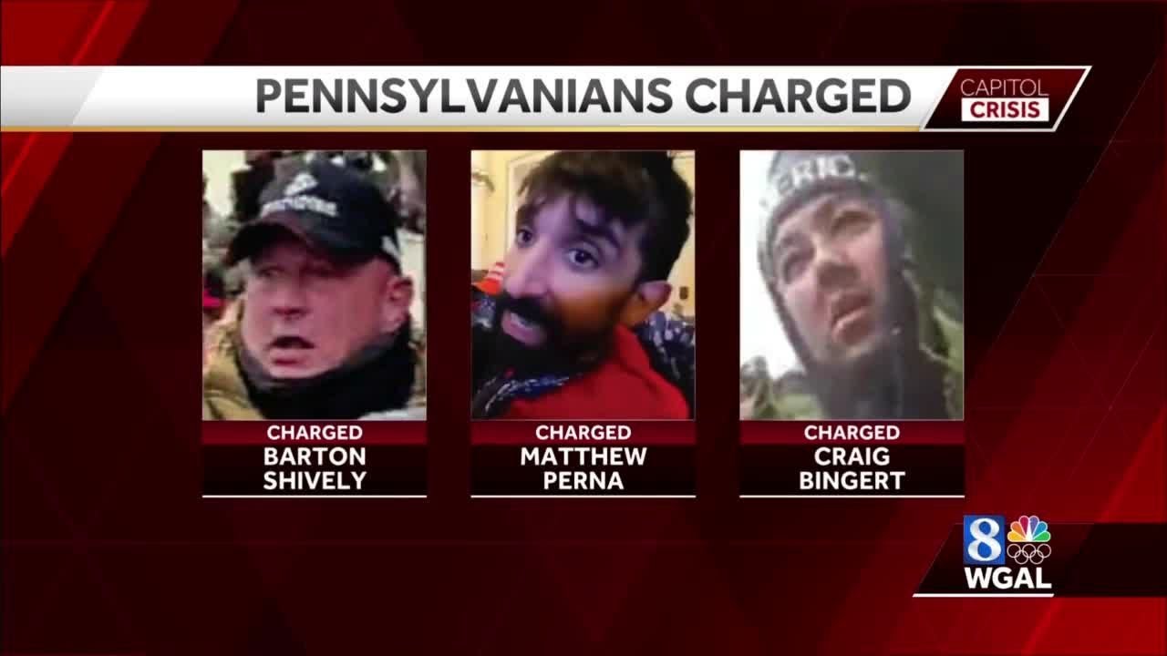 More people from Pennsylvania charged in Capitol riot