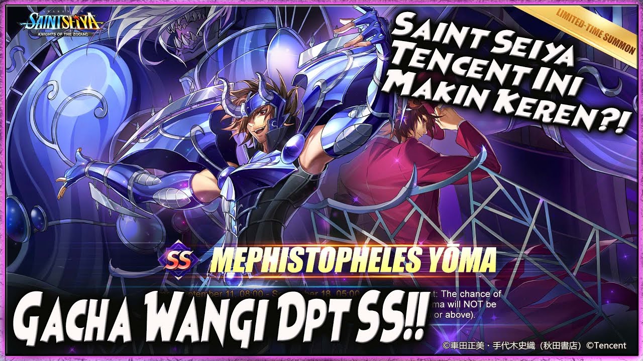 KUMBEK LGSG DPT SS | GACHA NEW SS MEPHISTOPHELES YOMA 🔥 SAINT SEIYA AWAKENING