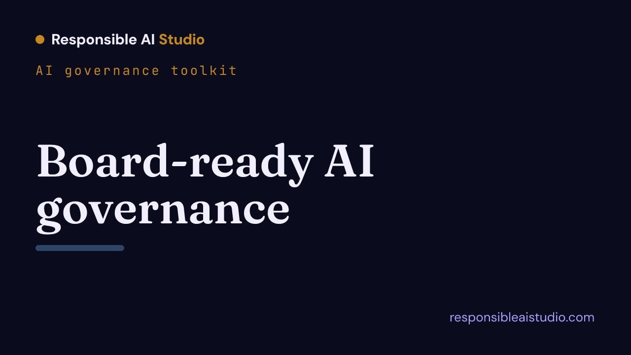 Board-Ready AI Governance for Transport & Logistics in 90 Days