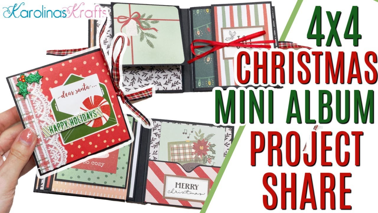 Easy 4x4 Mini Album Project Share using only Scraps and No Chipboard, Scrap your Stash Series