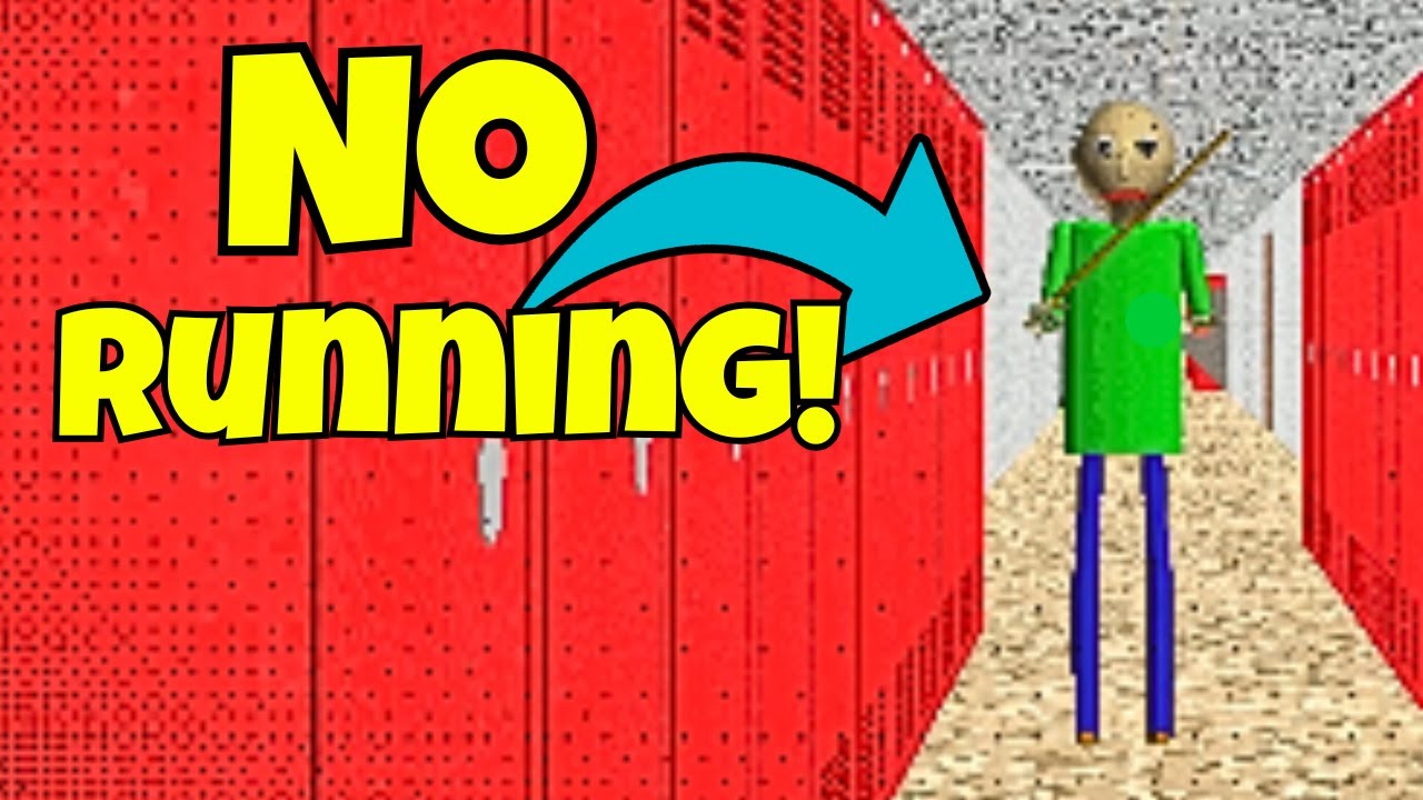 Смогу ли я пройти Baldi's Super Basics, не убегая?