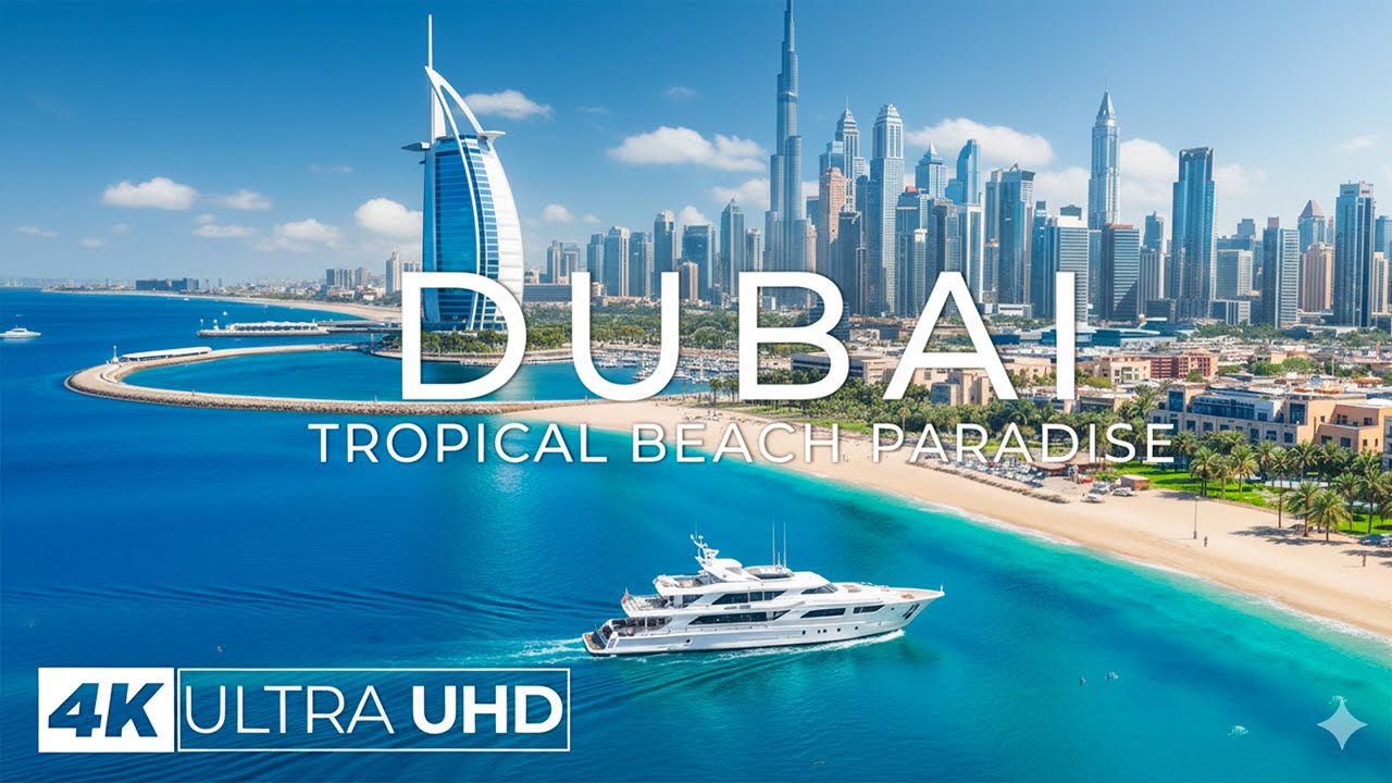 [4K] NEW Dubai 2025 🇦🇪 Stunning Skylines & Iconic Landmarks Aerial Views - Wonder Places 4K